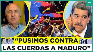 Líder de la oposición asegura que existe presión mundial contra Maduro [upl. by Oleta]