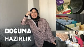 Doğuma hazırlıkTemizlik vlog🧤Herşeyi yıkadım🌸 [upl. by Aremat962]