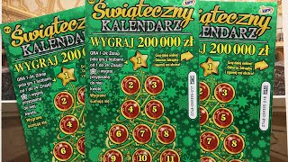 ⭐️ŚWIĄTECZNY KALENDARZ🎄premiera zdrapki lotto [upl. by Remo]