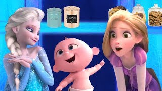 JACK JACK meets ELSA and RAPUNZEL  The Incredibles 2 [upl. by Reh]