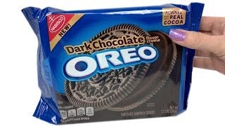 Dark Chocolate OREO  New Flavor Unwrapping [upl. by Oivaf314]