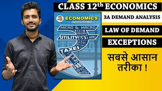 Exceptions Of Law Of Demand12th New Syllabus Maharashtra  Economics Chp3ADEMAND ANALYSIS [upl. by Karyl71]