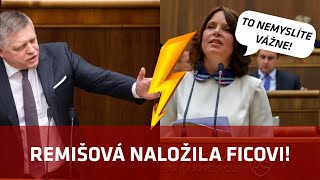 Remišová Ficovi nič NEDAROVALA [upl. by Simetra]