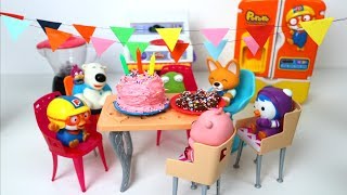 Totoykids haciendo comiditas🎂de verdad para el Cumpleaños🎁👏😃de Pororo y sus amigos [upl. by Deevan818]