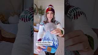 Free Mosaic Hat Pattern  Video Tutorial  6 Sizes Make a winter hat for the whole family [upl. by Layney]