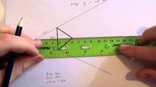 Enlargements using ray method  Corbettmaths [upl. by Blight494]