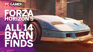 All Forza Horizon 5 Barn Find Locations  Guide [upl. by Nylatsirk366]