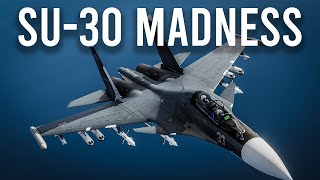 SU30 MADNESS  Intercept amp Ground Attack  Digital Combat Simulator  DCS [upl. by Ynaoj]