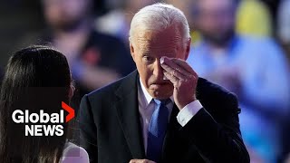 DNC 2024 Biden backs Harris in emotional quotfarewell speechquot at Democratic Convention  FULL [upl. by Eelitan]