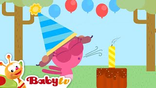 Grattis på födelsedagen Choopies ​🎂​🎈​ Låt festen börja ​🥳  Videor för småbarn BabyTVSV [upl. by Edelstein529]