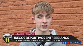 Lucas Lichtenwald  Juegos Deportivos Entrerrianos [upl. by Airual]