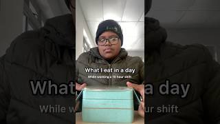 What I eat in a day working a 10 hour shift whatieatinaday asmr reels asmrfood vlog [upl. by Ettesus103]