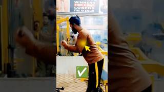 Reverse Pulley Push Down Mistakes  Avoid These Common Errors shorts FitnessTips ViralShorts [upl. by Introk854]