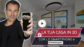 Come creare un TOUR VIRTUALE 3D anche con lo Smartphone grazie a Matterport [upl. by Aihcrop]