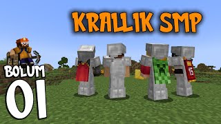 HAYDİ BAŞLIYORUZ  Minecraft KRALLIK SMP  Bölüm 1 [upl. by Llahsram]