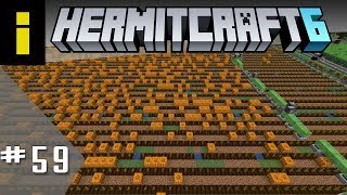 Minecraft HermitCraft S6  Ep 59 Massive Pumpkin Farm [upl. by Sixla]