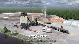 Astec MPACK Asphalt Mixing Plant [upl. by Adyam]