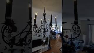 My Goth DIY Project for the Home diy chandelier gothyoutuber Goth [upl. by Nnylarej]