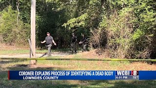 Lowndes county coroner explains process of identifying dead body [upl. by Bethesde]