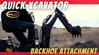 Quick Attach® BH780 Skid Steer Excavator Backhoe [upl. by Atiz103]