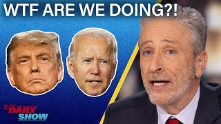 Jon Stewart Tackles The BidenTrump Rematch That Nobody Wants  The Daily Show [upl. by Lemaceon]