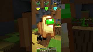 Totem of Undying vs Different WiFi shorts minecraft meme [upl. by Ohce]