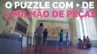 O puzzle com  de 1 milhão de peças  Nápoles  il dolce far niente 19 [upl. by Anirbak]