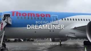 The Travel Expert Boards The Thomson Boeing 787 Dreamliner [upl. by Yerffoeg859]