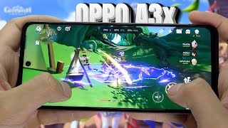 Oppo A3x test game Genshin Impact Max Graphics  Highest 60FPS [upl. by Jordon]