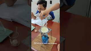 Science Form 5  Process of making soap Saponification process [upl. by Etta]