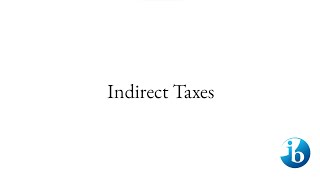 Quick Indirect Taxes [upl. by Eirrod776]