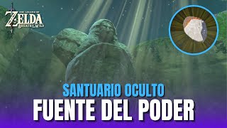 SANTUARIO OCULTO DE LA FUENTE DE PODER ESCAMA DE ELDRA en Zelda Breath of the Wild  Guia Español [upl. by Amari]