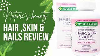 natures bounty hair skin and nails review [upl. by Echo]