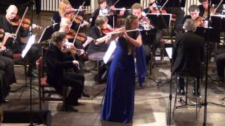 Mozart  Flute concerto in G Major K 313 1st movement  Heili Rosin  Tallinn Chamber Orchestra [upl. by Ashly]