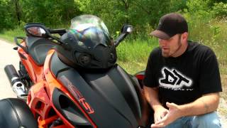 Motorcycle Review CanAm Spyder RSS [upl. by Aemat]