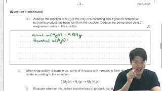 IB Chemistry HL Past Paper Explained M22TZ1P2 [upl. by Tila]