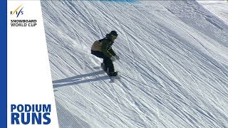 Lyon Farrell  Mens Slopestyle  Seiser Alm  2nd place  FIS Snowboard [upl. by Joses]