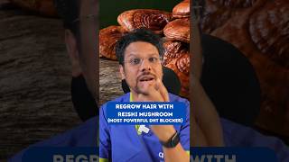 Natural DHT blocker Reishi Mashroom  Regrow Hair  Genetic hair loss treatment  AdonHairCare [upl. by Aiuqenehs680]