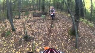 KTM 450 XCR PlainvilleWrentham MA ride [upl. by Stanzel]