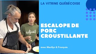 recette escalope de porc croustillante [upl. by Revart]