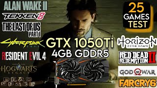 GTX 1050 Ti In Early 2024  Test In 25 Games  Native  Fsr 2  FSR3 Frame Generation Mod [upl. by Nonnac]