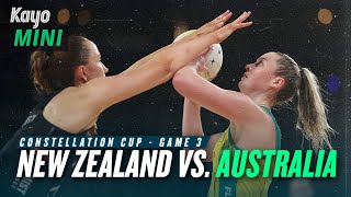 Constellation Cup  Game 3  Kayo Mini  Netball [upl. by Ainimre]