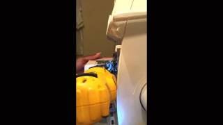 changing the upper and lower knife on my Brother 1034D serger sewing machineoverlock machine [upl. by Aicek]