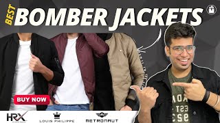 Best Bomber Jackets In India 2022🔥Top 5 Bomber Jackets👌Bomber Varsity Jackets 😎 [upl. by Atinehs]