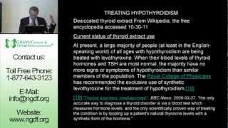 Dr Jeffrey Korff  quotTreatment of Hypothyroidismquot [upl. by Carlyn]