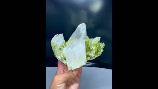 Green Tourmaline Cluster with Quartz from Pakistan [upl. by Ralston]