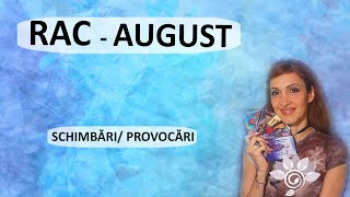 RAC AUGUST Tarot  Schimbări Provocări Zodii de APĂ  Horoscop [upl. by Laughlin]