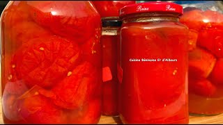 Conserves de tomates fait maison [upl. by Akemak]