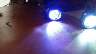 Teste de HID Xenon 8000k 55w Vs 12000k 35w Vs 10000k 55w  Charles Cristian Vlog [upl. by Aindrea]