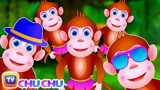 Five Little Monkeys Jumping On The Bed  Part 3  The Smart Monkeys  ChuChu TV Kids Songs [upl. by Eleonore]